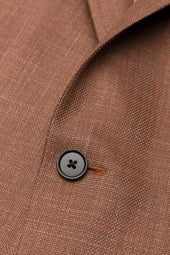 Wool Silk And Linen Honeyway Textured Jacket