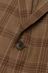 Brown Glen Plaid Jacket