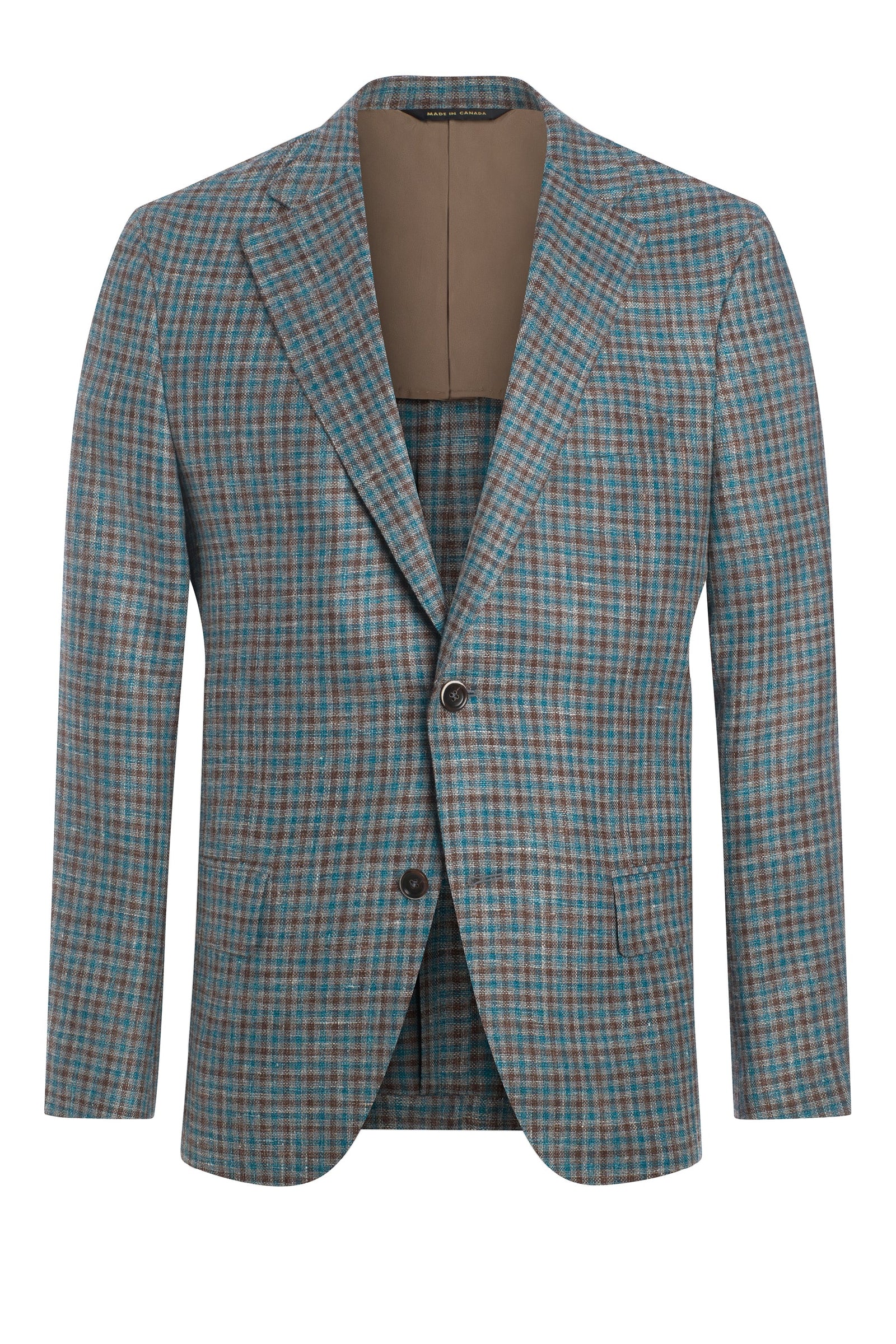 Wool Blend Guncheck Jacket