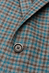 Wool Blend Guncheck Jacket