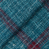 Silk And Linen Blend Windowpane Jacket