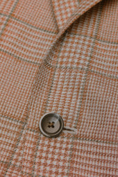Wool Blend Glen Plaid Jacket