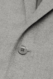 Light Grey Wool and Cashmere Twill Jacket