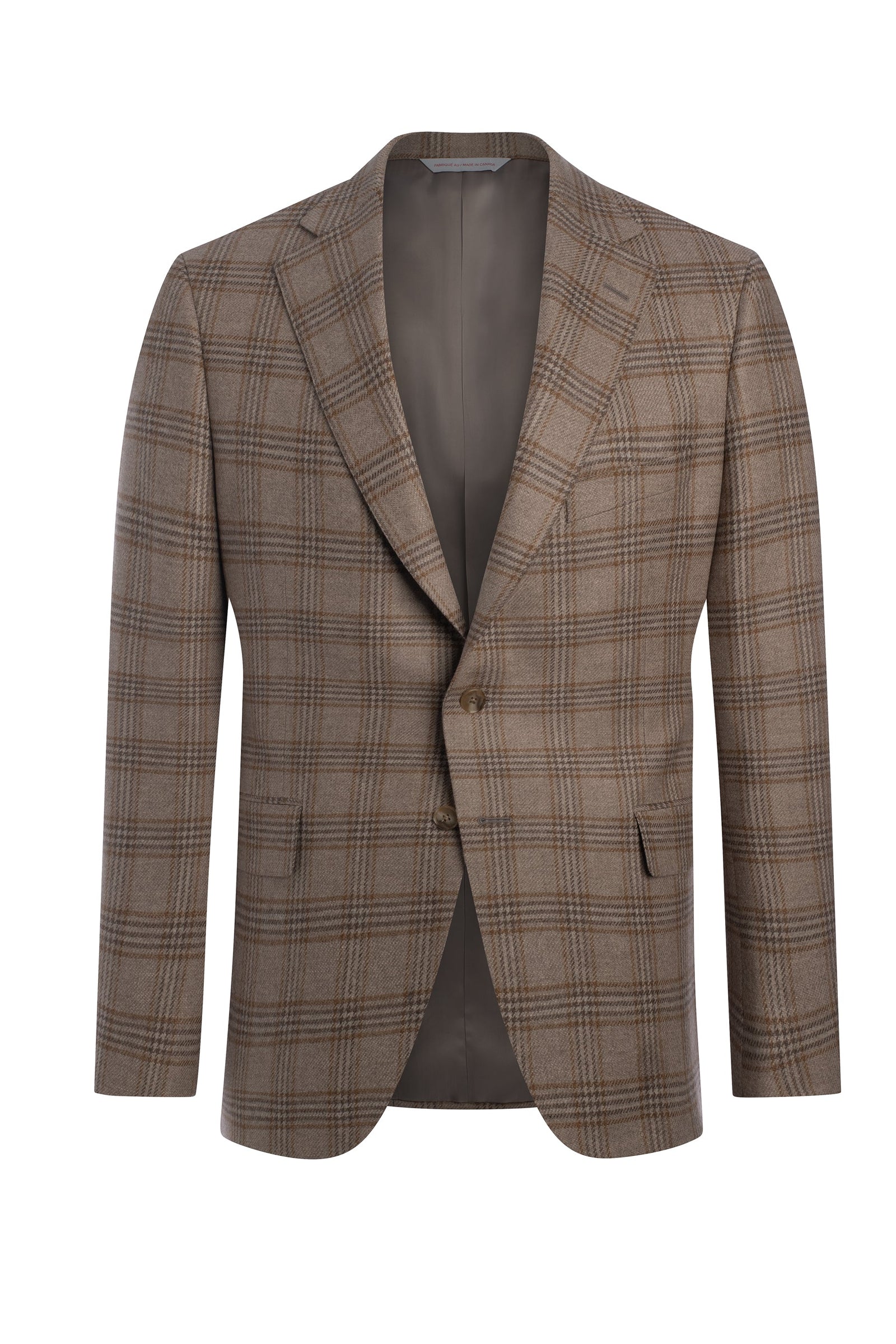 Wool And Cashmere Plaid Jacket