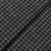 Black and Grey Cashmere Blend Honey Way Houndstooth Jacket