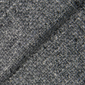 Grey Wool Silk And Linen Textured Jacket