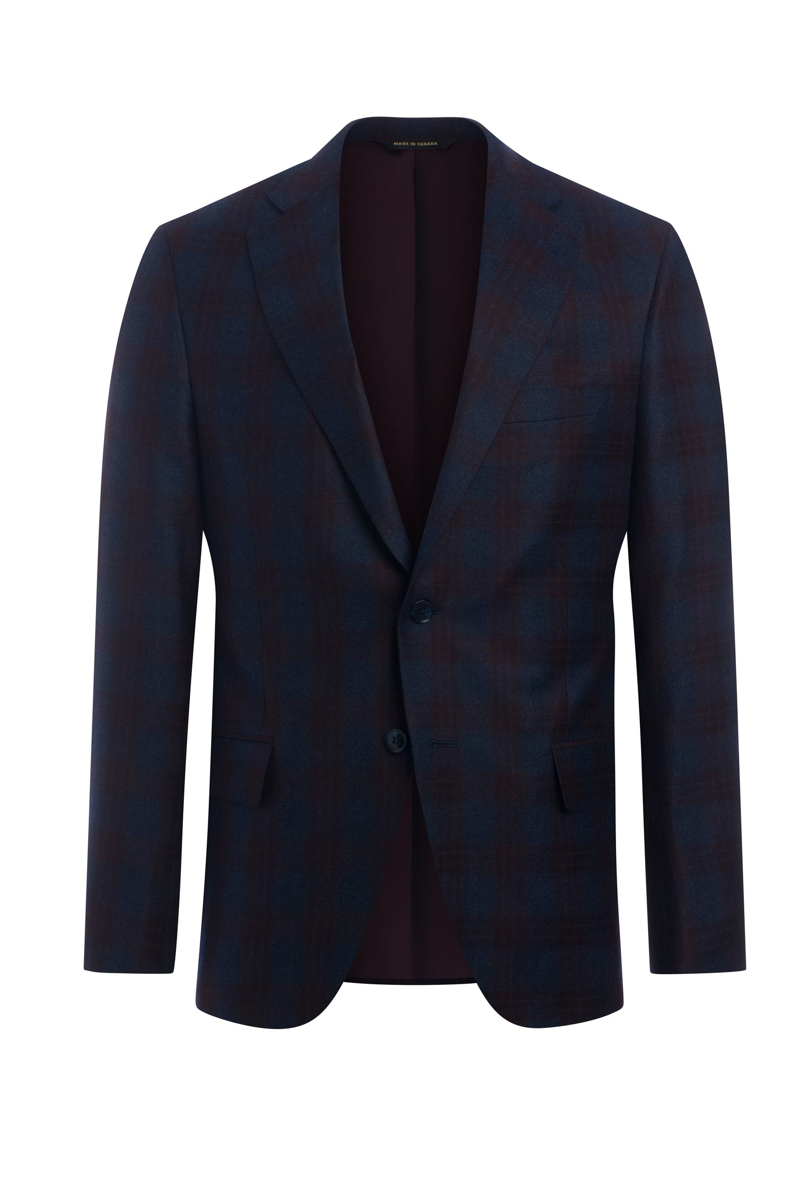 Blue 130 S Flannel Plaid Jacket