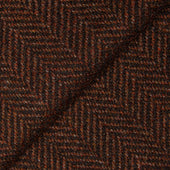 Rust Zegna Cashmere Blend Herringbone Jacket