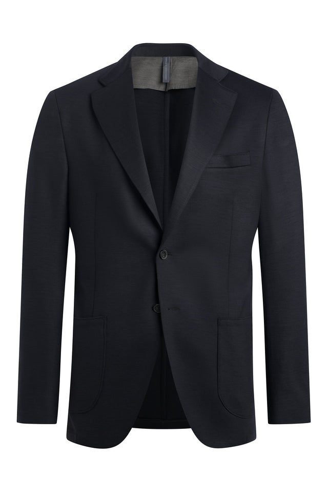 Grey 120's Jersey Knit Jacket