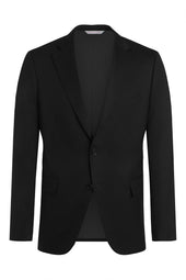Black 120's Wool Jacket