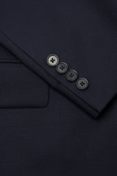 Navy 120's Wool Jacket