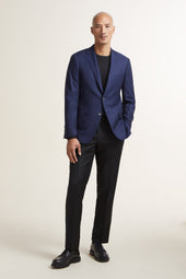 Blue Double Twist Blazer