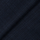 Navy Wool Winter Hopsak Jacket
