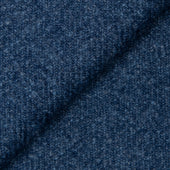 Blue Cashmere Blend Twill Jacket