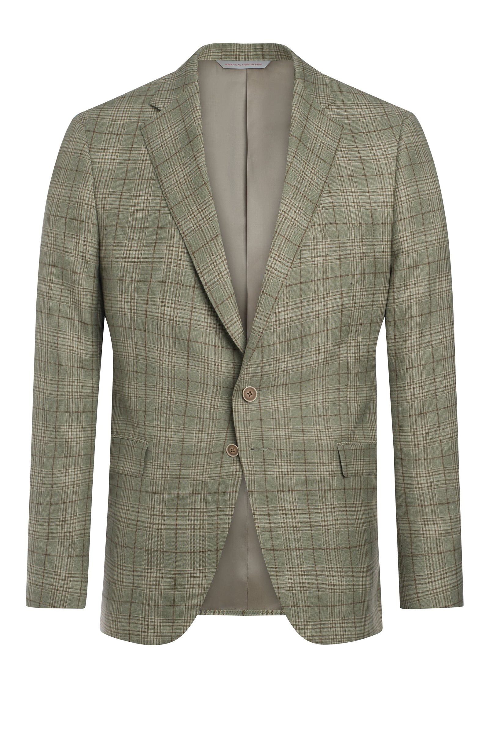 Super 130 S Plaid Jacket