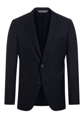 Navy Super 150's Cashmere Blend Serge Jacket