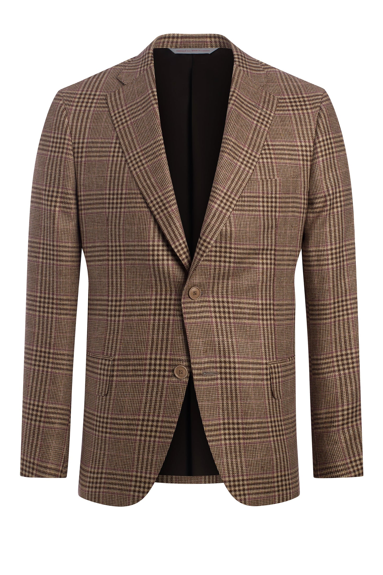 Silk Plaid Jacket