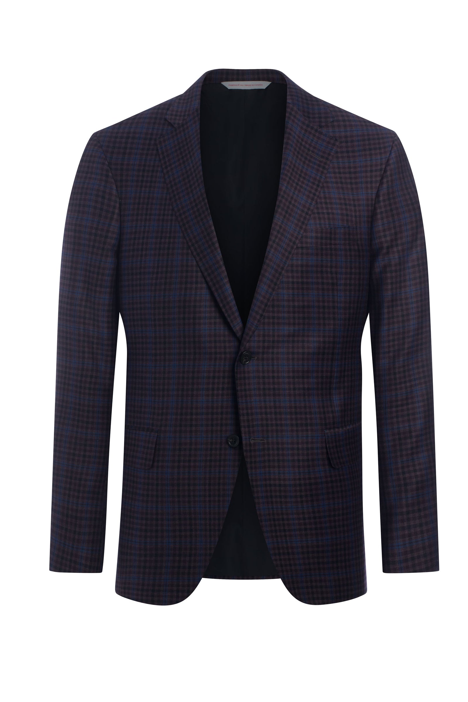 Purple Gun Check Super 130 S Jacket