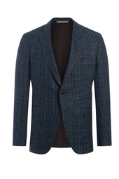 Blue Check Overcheck Jacket