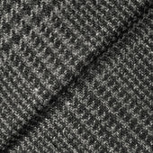 Black and White Cotton Blend Jacket