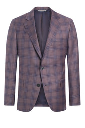 Light Purple 130's Plaid Jacket