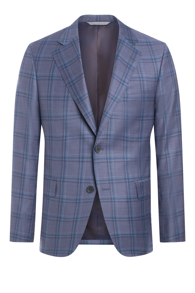 Purple 130's Plaid Jacket
