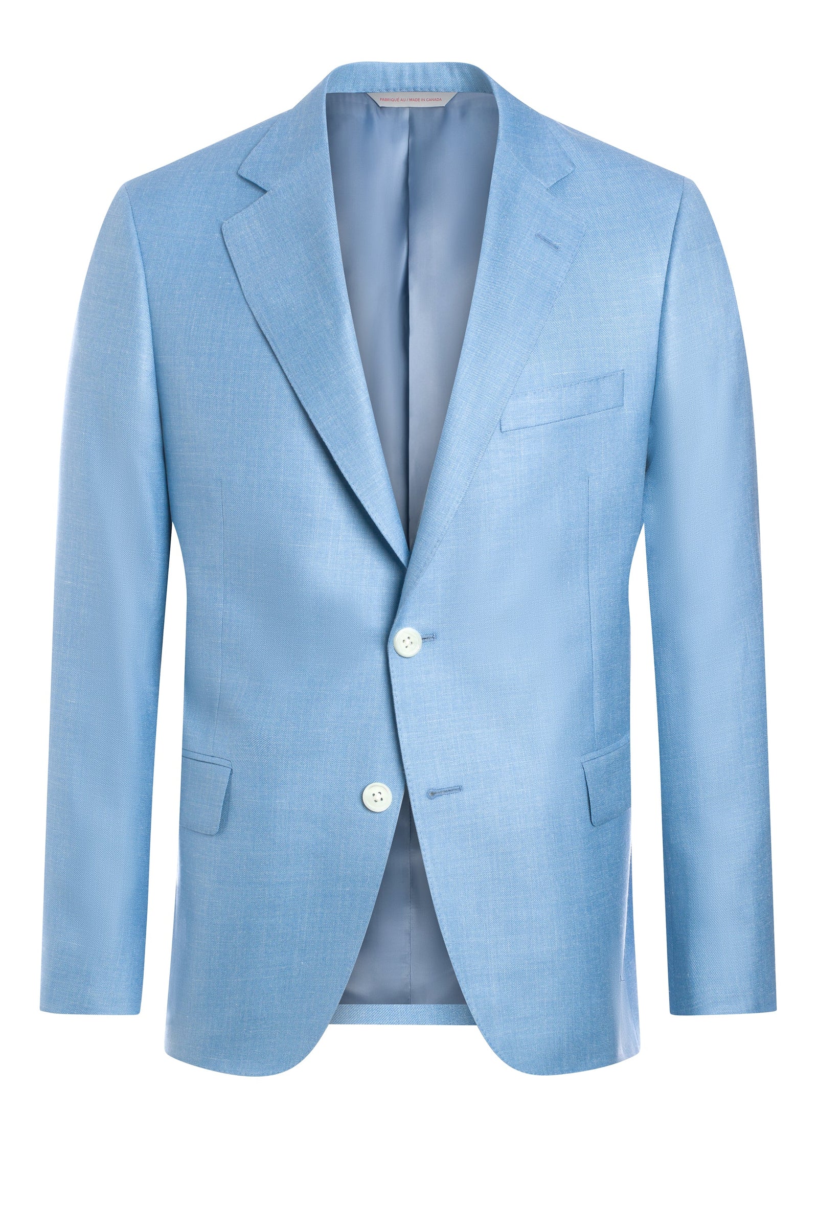 Light Wool Silk And Linen Twill Jacket