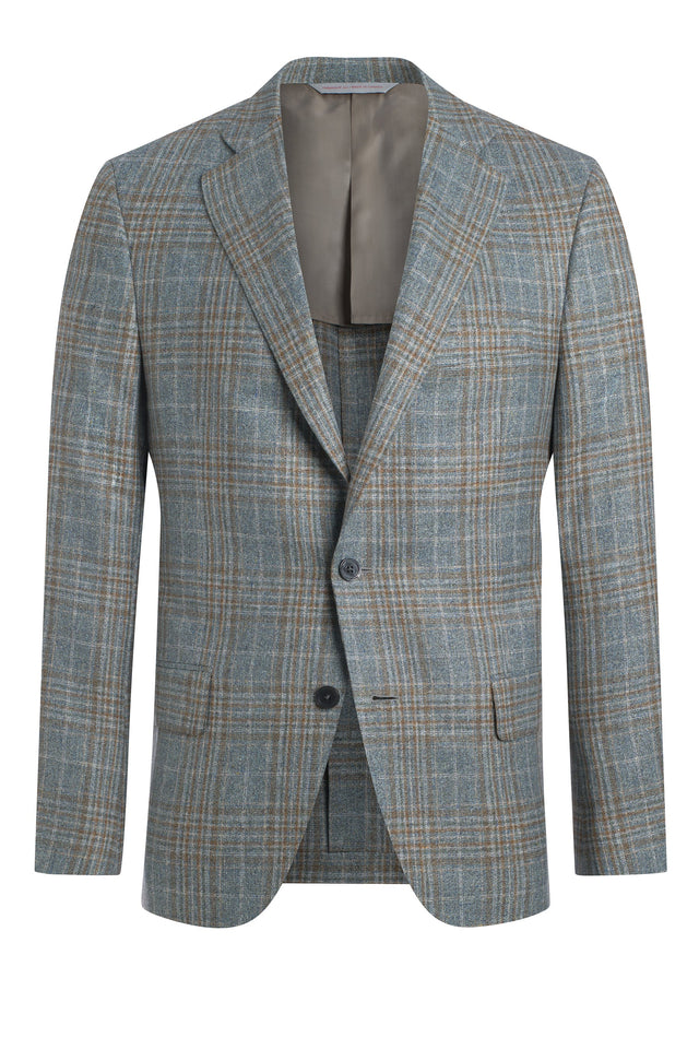 Teal Plaid Jacket