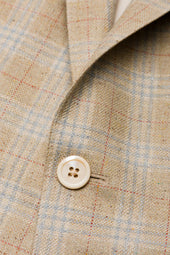 Wool And Silk Plaid Jacket
