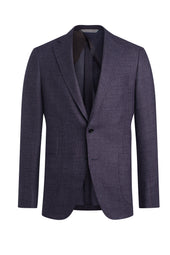 Purple 110's Textured Solid Jacket