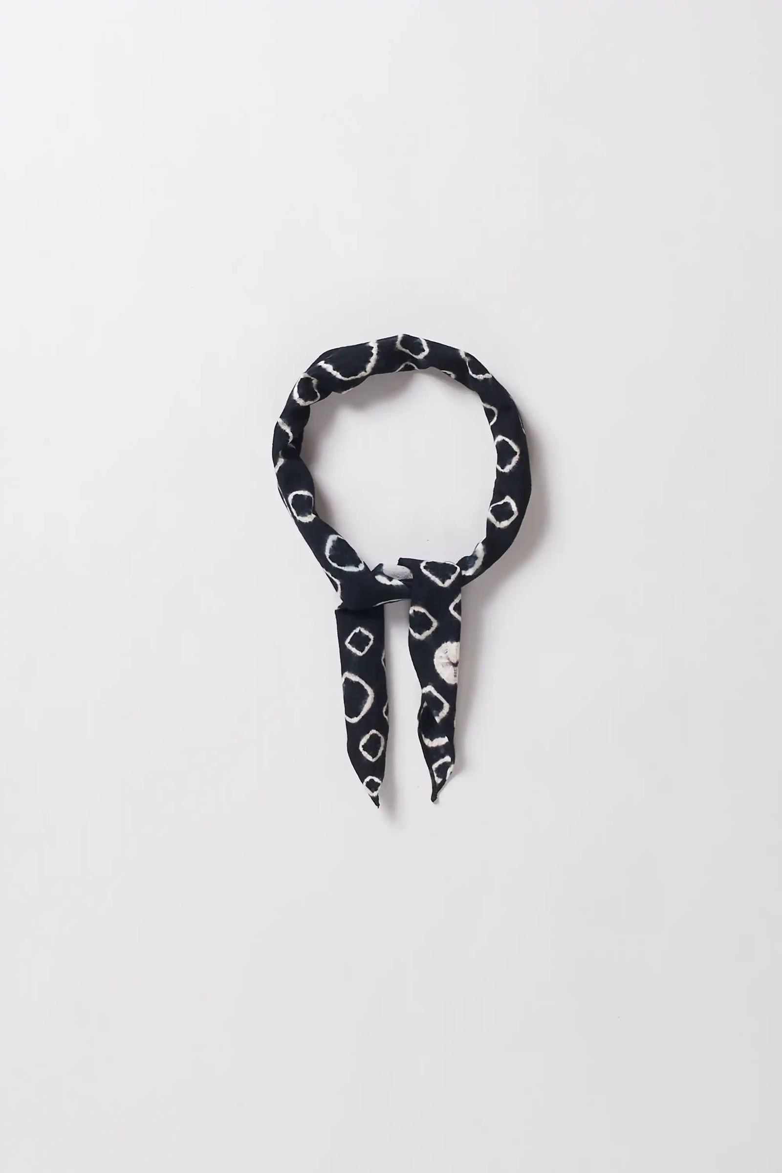 Shibori Bandana in Black