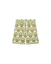 Short Tapisserie Florale Lin