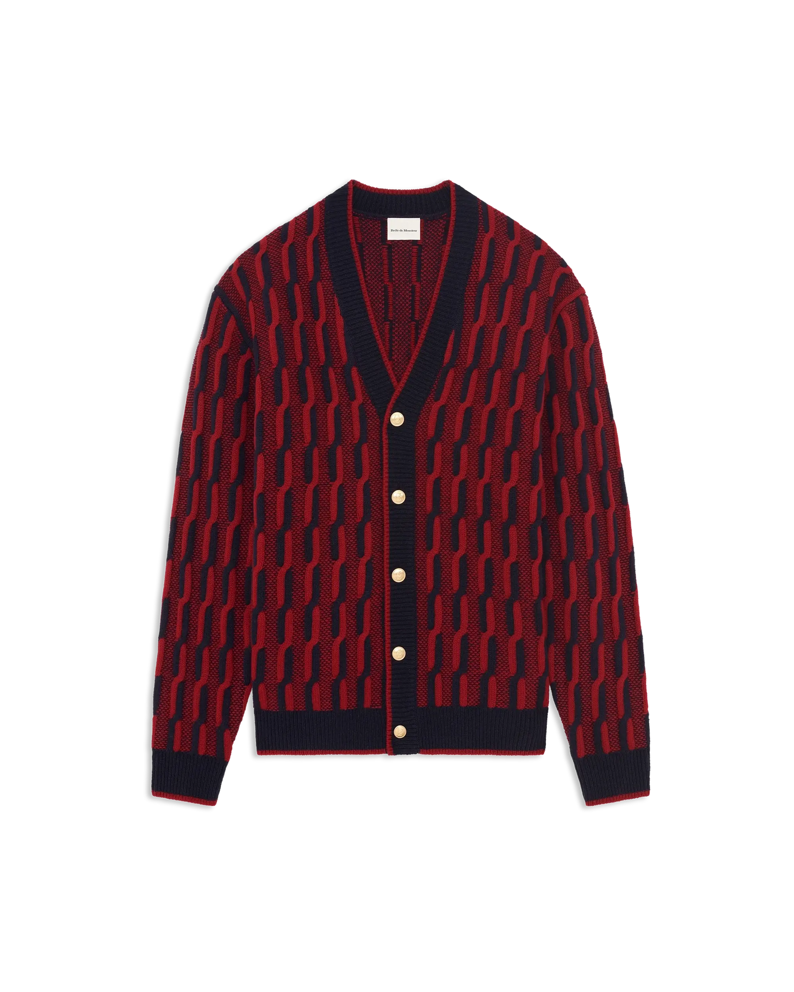 Cardigan Torsades Bicolore