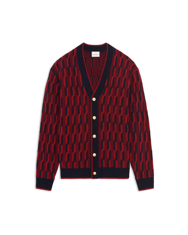 Cardigan Torsades Bicolore