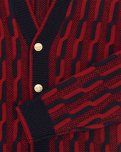 Cardigan Torsades Bicolore