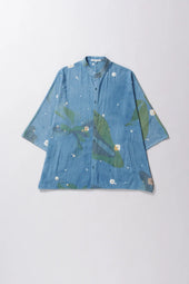 Sky Shibori Bandhani Shirt
