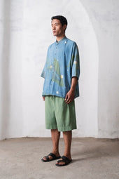 Sky Shibori Bandhani Shirt