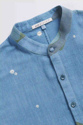 Sky Shibori Bandhani Shirt