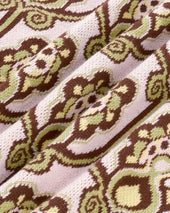 Polo Maille Tapisserie Florale
