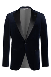 Navy Velvet Dinner Jacket