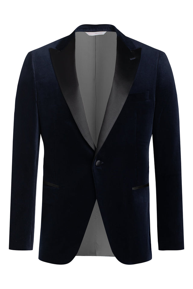 Navy Velvet Dinner Jacket