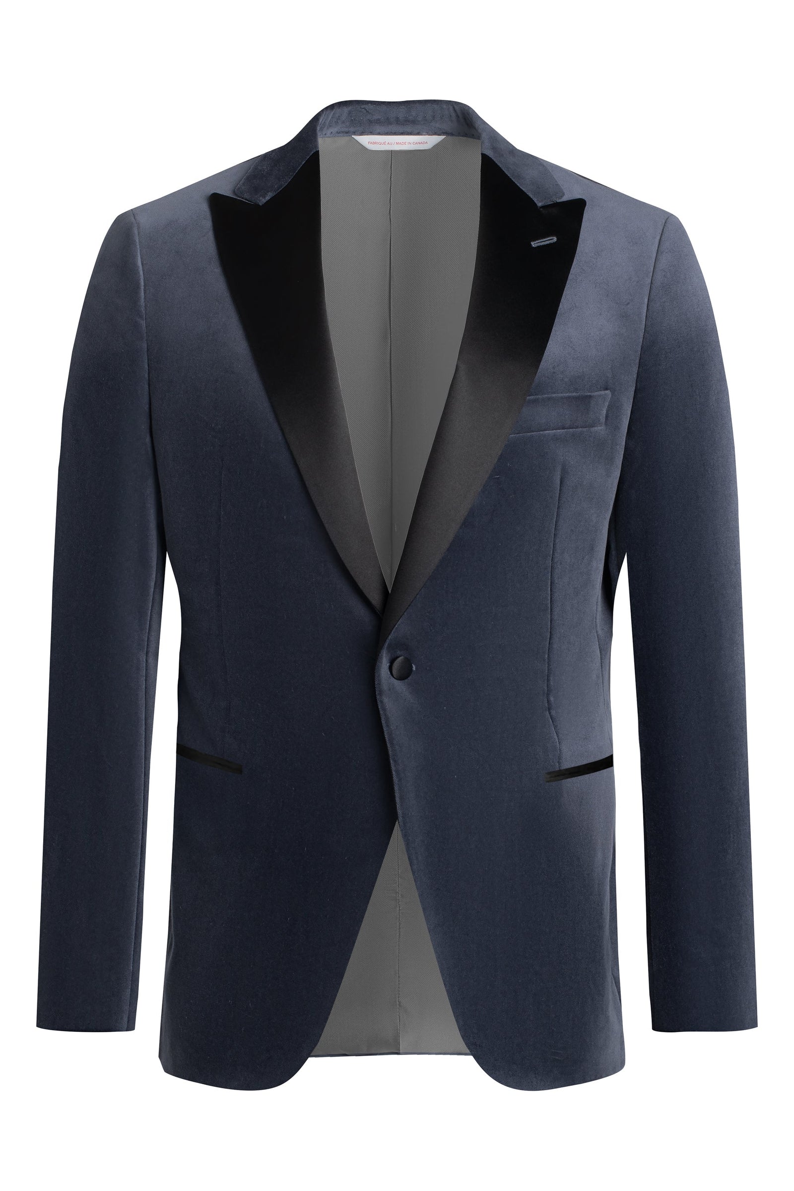 Grey Velvet Dinner Jacket