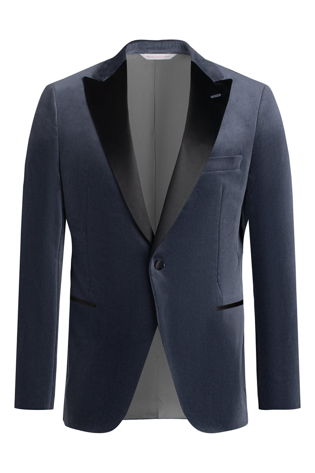 Grey Velvet Dinner Jacket
