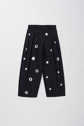 Shibori Pleated Trousers