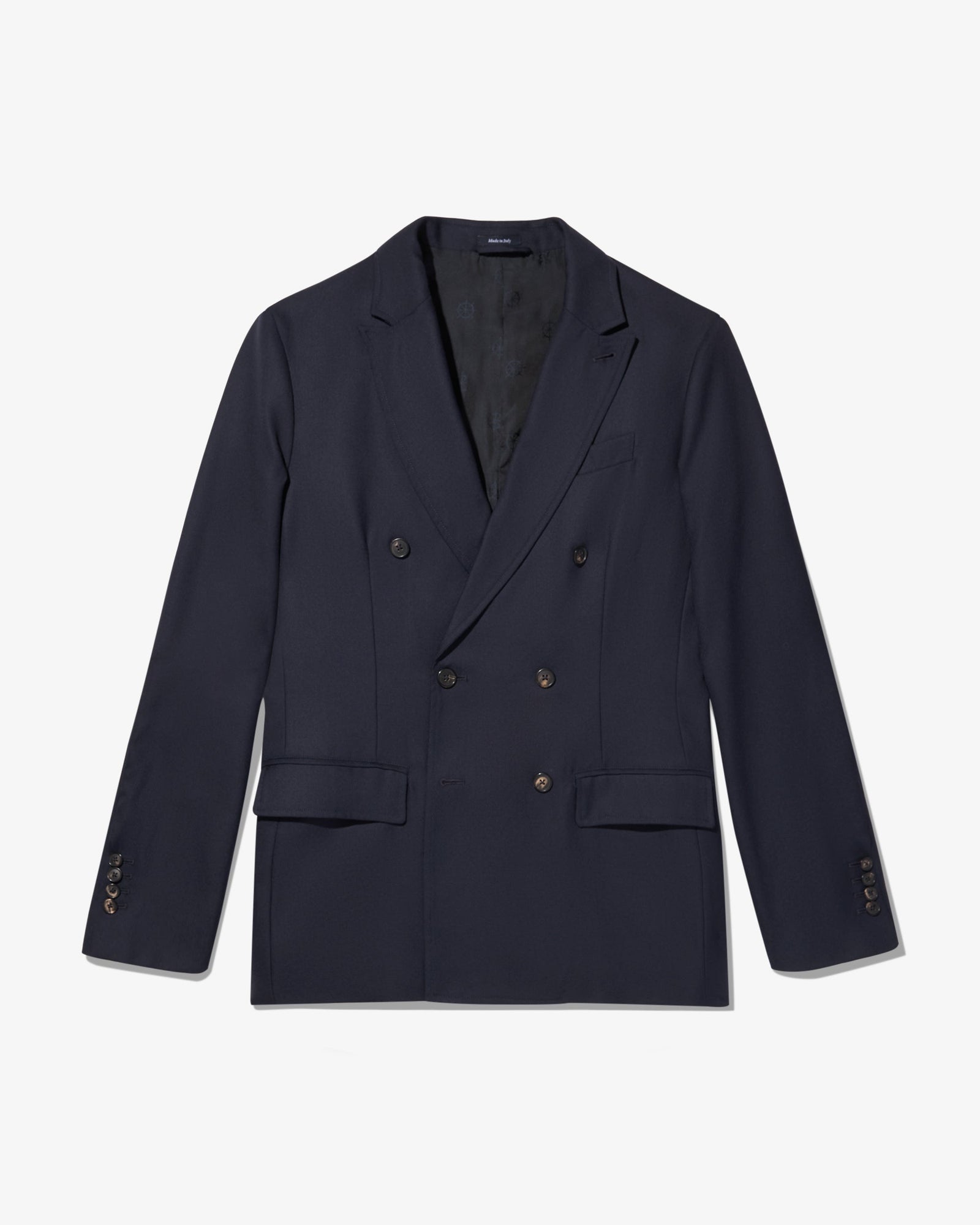 Hopsack Double-Breasted Blazer