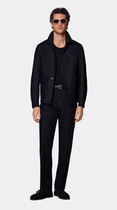 Navy Bomber Jacket