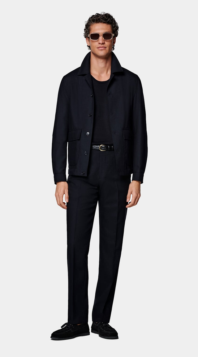 Navy Bomber Jacket