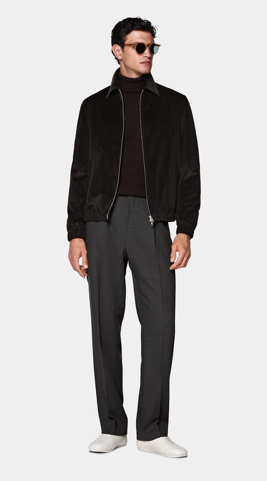 Corduroy Bomber Jacket