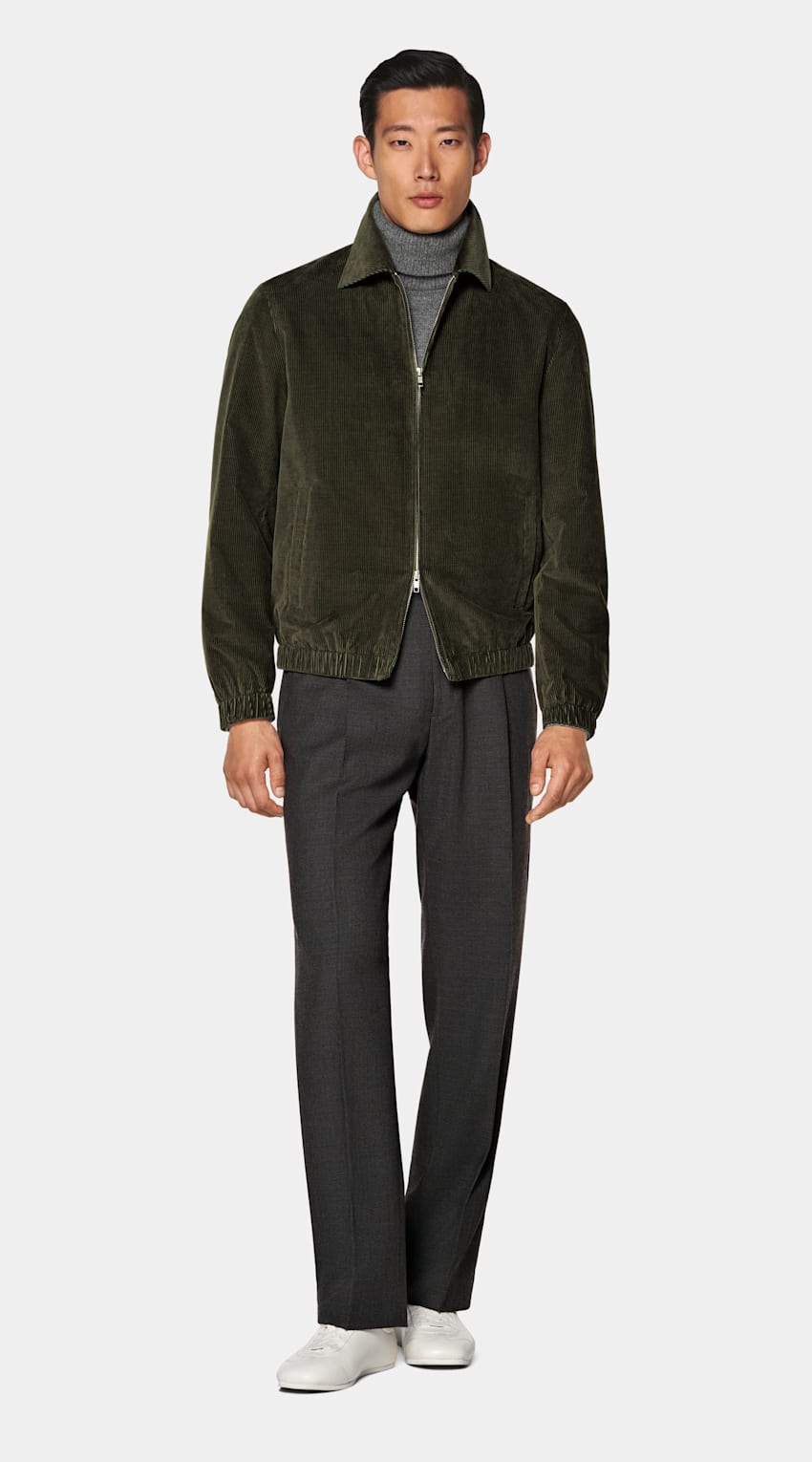 Corduroy Bomber Jacket