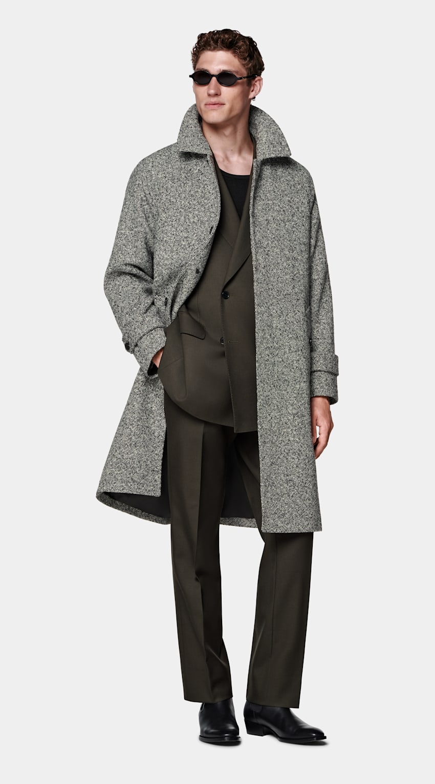 Relaxed Raglan Overcoat